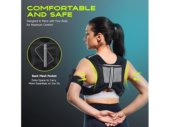 Liveet Weighted Vest Reflective