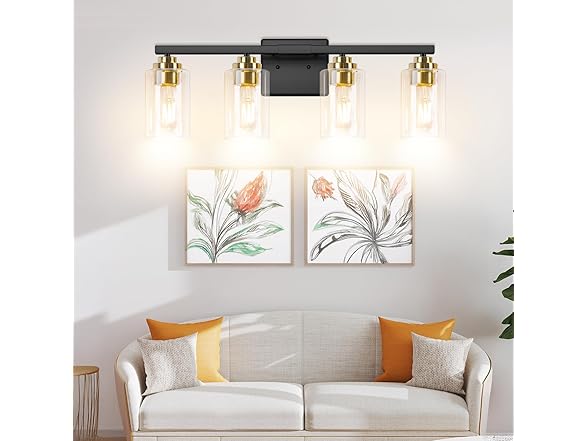 VerRon B0F52J9D7W 4-Light Bathroom Light Fixtures