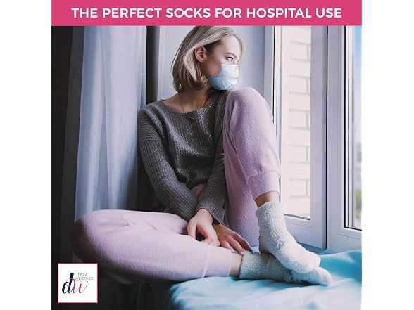 Debra Weitzner Women (OS) Anti-slip Hospital Socks