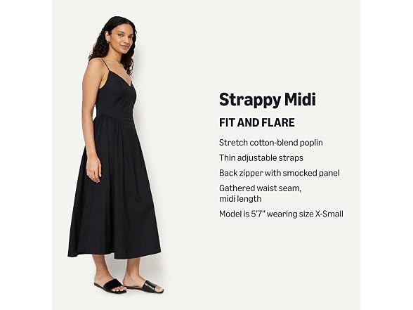 Amazon Essentials Women Flare Thin Strap Dress