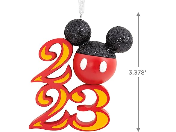 Hallmark Disney Mickey Mouse Icon 2023 Christmas Ornament