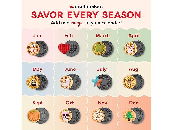 DASH Multi-Plate Mini Maker with Removable Plates