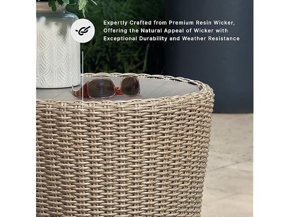 Ashley Danson Outdoor Round End Table