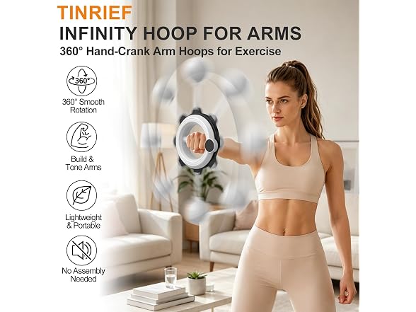 TINRIEF Infinity Hoop Arm Trainer