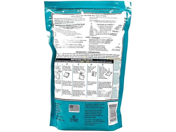 BBQ'rs Delight Maple Wood Pellets - 1 lb by BBQr's Deli