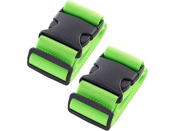 Luggage Straps 74x2 Fluorescent Green