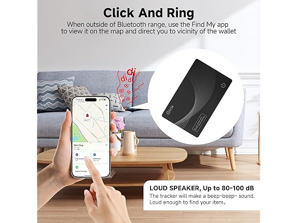 Ultra Thin Wallet Tracker Card