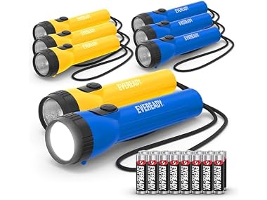 $14.99, Was $19.99, 25% Off! Eveready LED Flashlight 8PK dealfomo