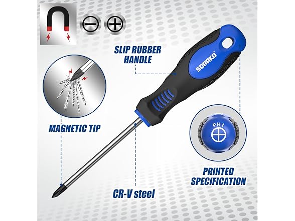 SORAKO 11-Piece Magnetic Screwdriver