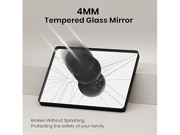 JISOSO Rectangle Bathroom Mirror