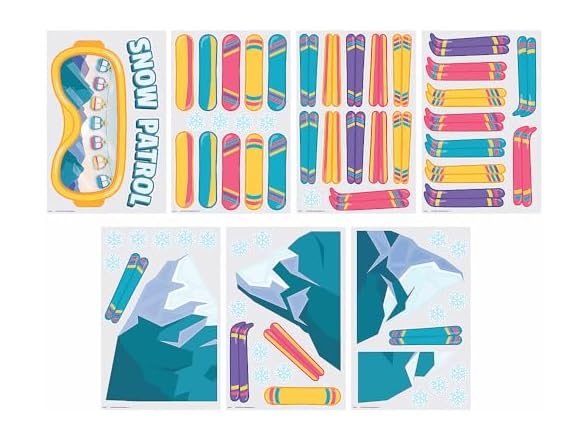 Fun Express Snow Patrol Classroom Door Decoration Set