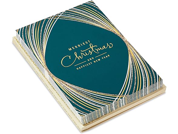 Hallmark Boxed Christmas Cards, Merriest