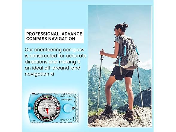 Professional Waterproofing Camping Compass