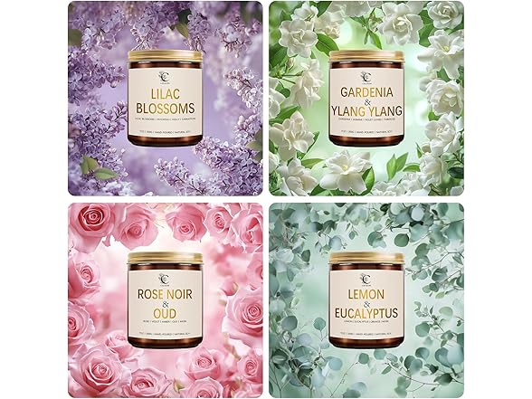 CACALOM Scented Candles Gift Set