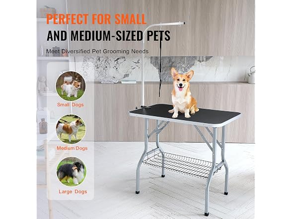 VEVOR Pet Grooming Table Arm with Clamp, 36''x24''