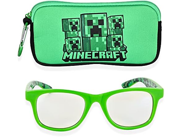 Minecraft Glasses w-Case