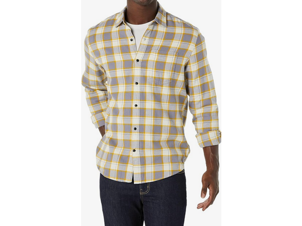 Grey Yellow Plaid
