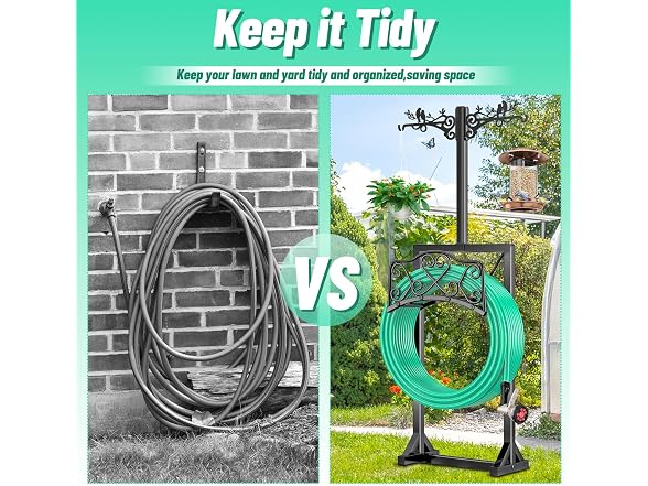 ODSNANIE Metal Garden Hose Holder
