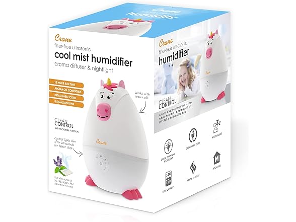 Crane Unicorn Humidifier 0.5gal