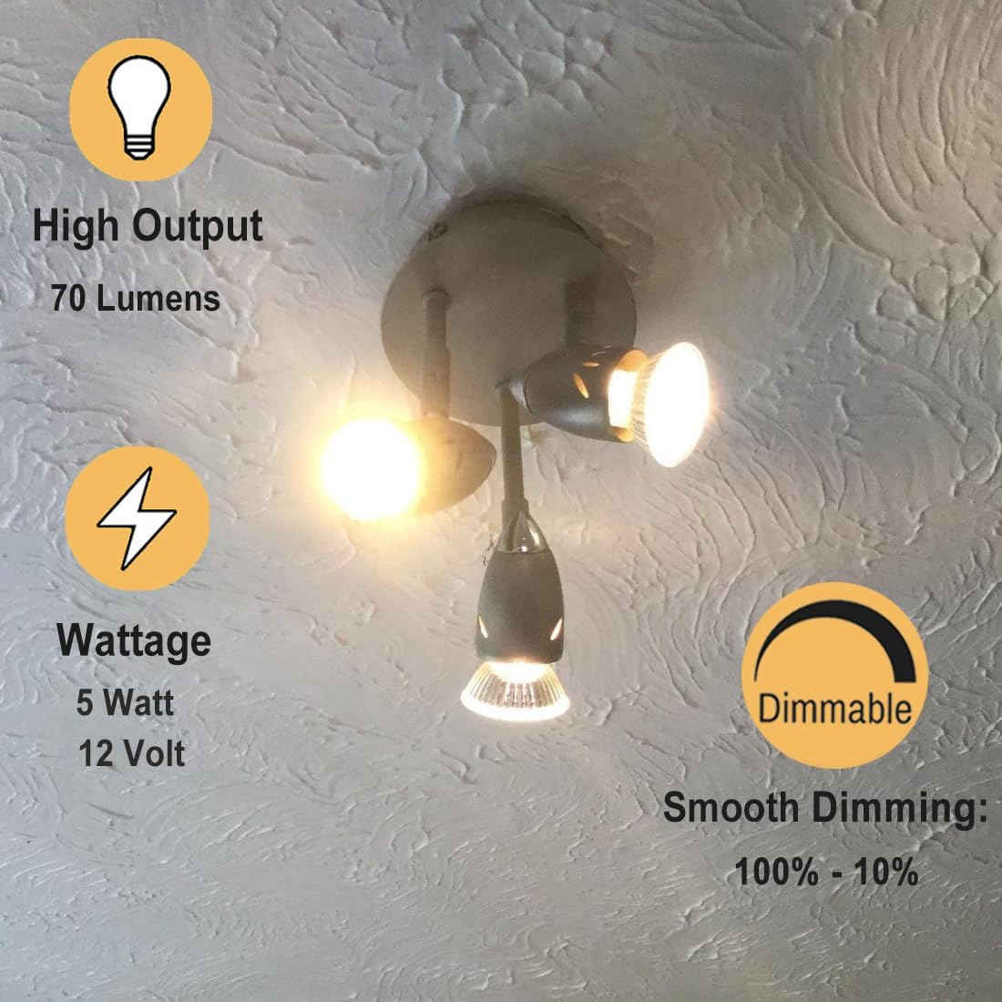 Vinaco GU4 Bulb 20W 12V, 6 Pack - Gallery 9