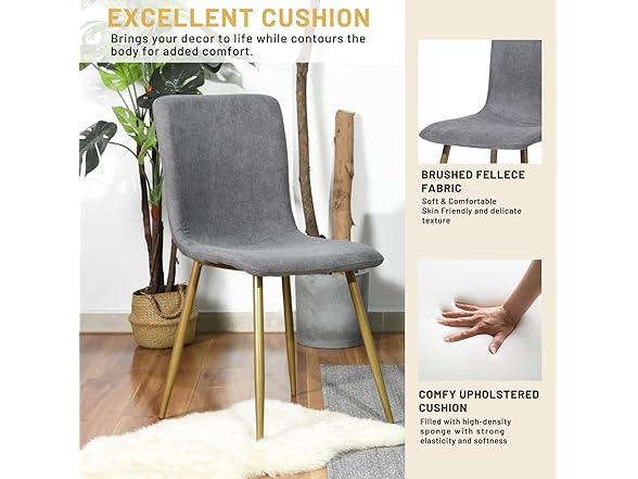 FurnitureR Modern Style Dining Chairs Set