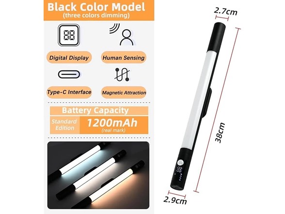 Kitchen LED Cabinet Light – 38 cm – Motion Sensor – 1200 mAh Rechargeable