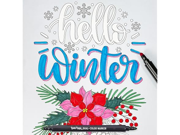 Brea Reese: Marker Coloring Kit - Cardinal