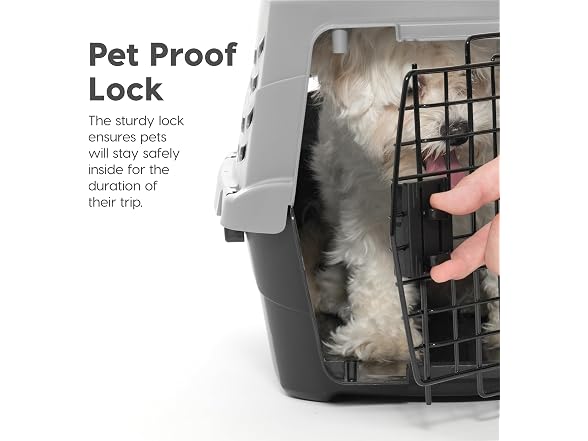 IRIS USA Pet Carrier, 23" Cat & Dog Carrier