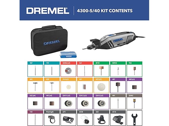 Dremel 4300-5/40 High Performance Rotary Tool Kit