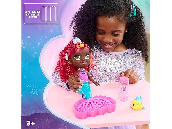Just Play Disney Junior Bubbles Fun Ariel Doll