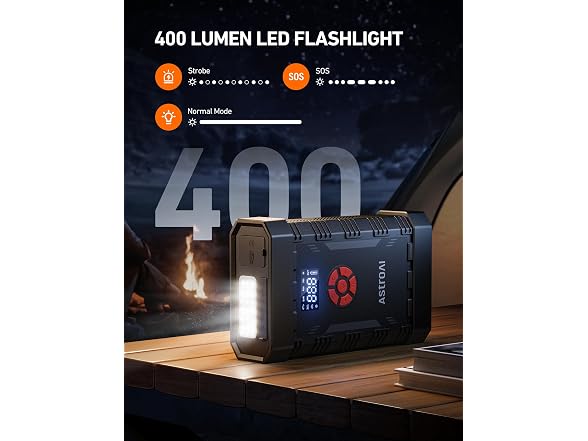 AstroAI A30 Jump Starter Tire Inflator