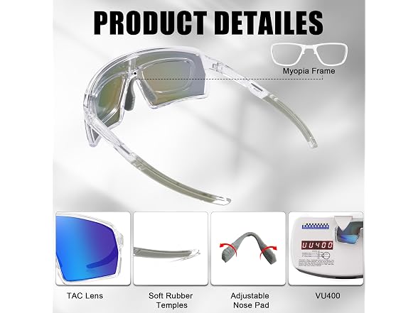Eyeezi Polarized Sports Sunglasses