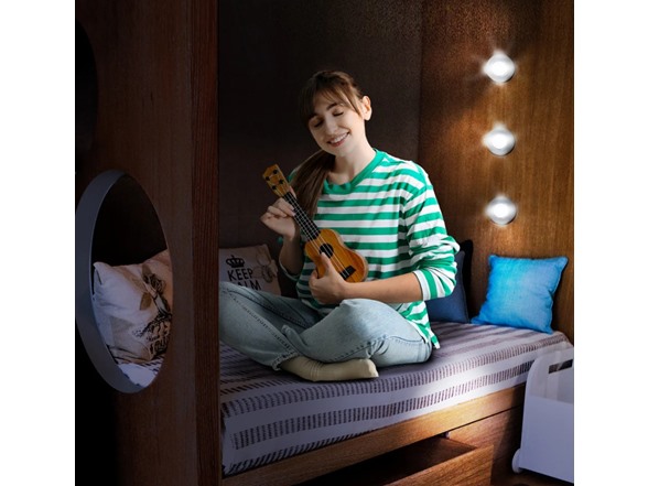 Aduro 6 Pack Wireless LED Lights w/ Remote Control