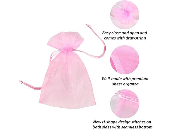 XCFWin Premium Organza Bags
