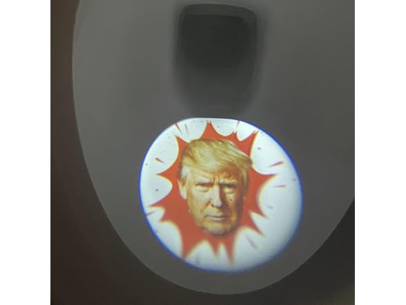 Trump Biden Toilet Light Projector