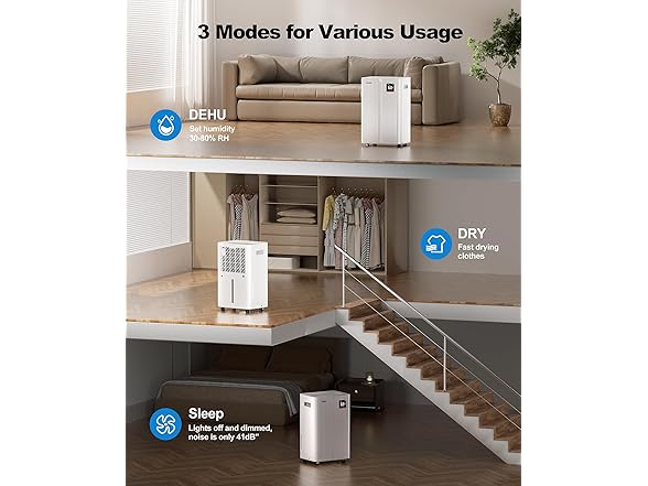 Lienuis Dehumidifier for Basement