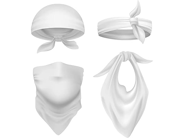 M.H.I. Solid Color 100% Cotton Bandanas