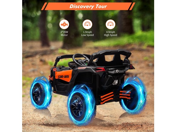 Electric Ride on UTV Car Orange