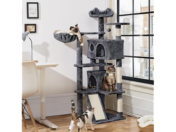 Topeakmart 57 inches Multi-Level Cat Tree Cat