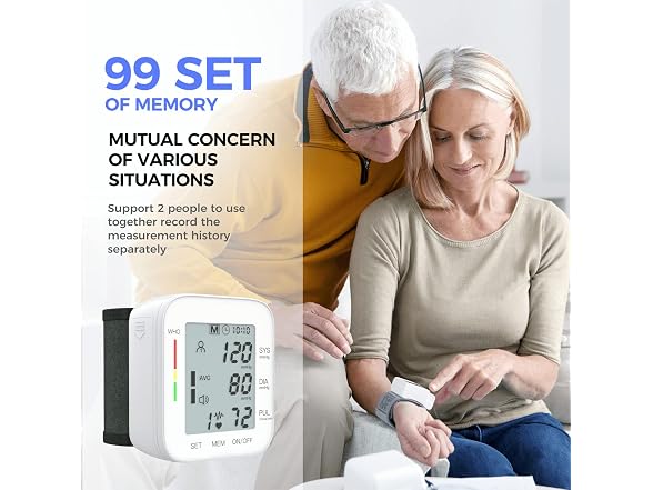 Wrist Blood Pressure Monitor BP Machine