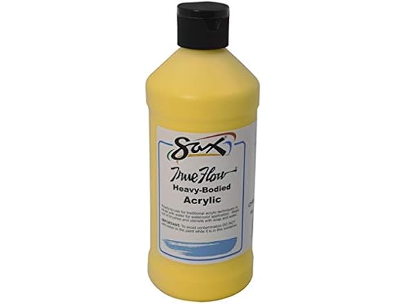 SAX 1572464 Chrome Yellow True Flow Pint Acrylic Paint