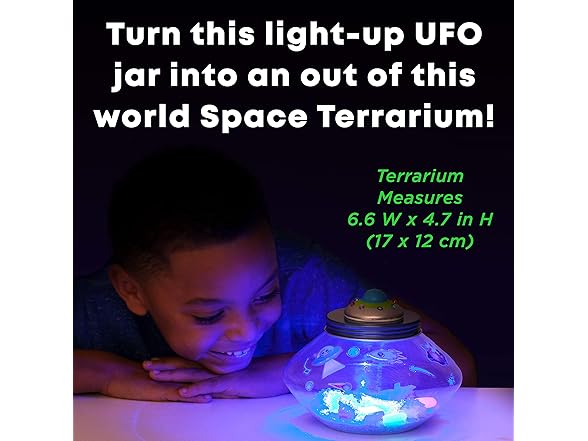 Creativity for Kids Crystal Space Terrarium Kit