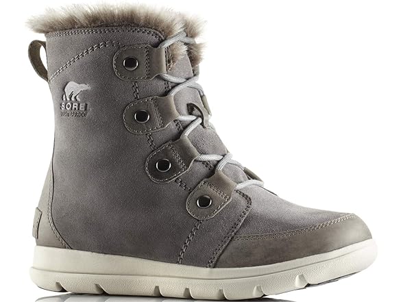 Sorel Womens Leather and Suede Snow Boot