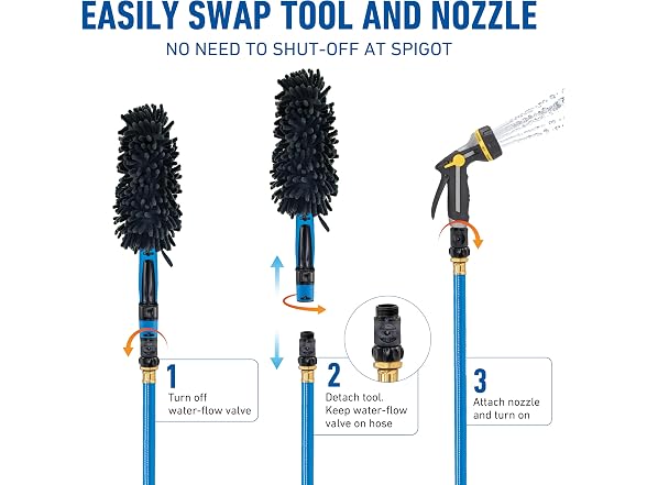 Unger 7” Hydropower Wheel and Detail Brush