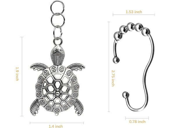 Myisteen Stainless Steel Shower Curtain