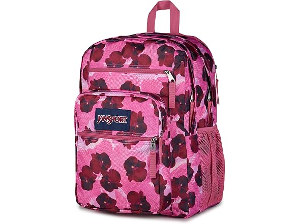 JanSport 34L Big Backpack Pop Art Pansies 