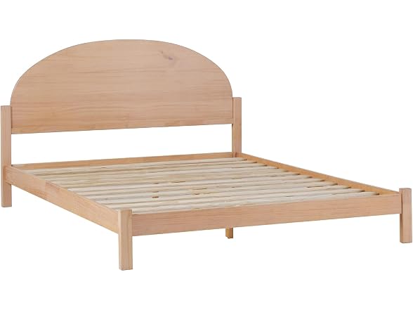 Walker Edison Queen Boho Arch Bed, White