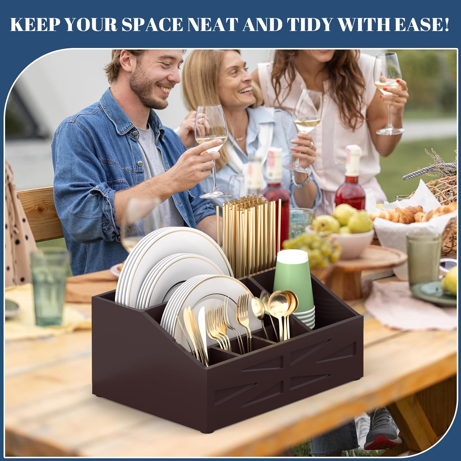 TISEMENT Paper Plate Dispenser - Gallery 15