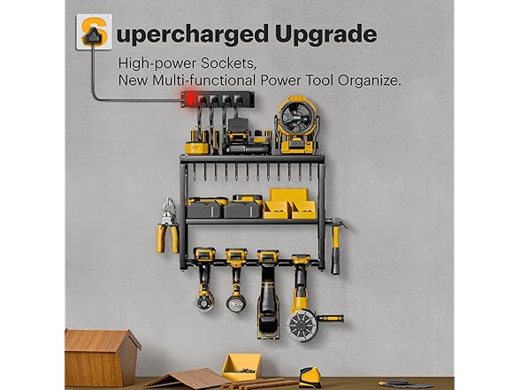 3 Layers Tool Organizer Charging Station