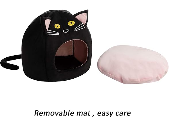Hollypet Cozy Pet Bed Warm Cave Nest